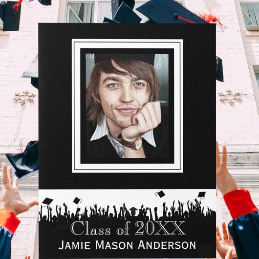 Classe de Silhouette Invitation de troisième cycle