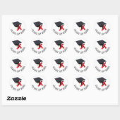 Classe de Sticker Casquette et Diplôme 2028 par Ja (Feuille)