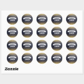 Classe de Sticker pour Parties scintillant en or n (Feuille)