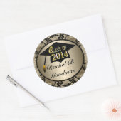 Classe De Stickers Gold Vintage 2014 (Enveloppe)