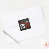 Classe de Stickers Graduation 2012 (Enveloppe)
