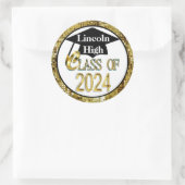 Classe de Stickers Graduation Personnalisée 2024 (Sac)