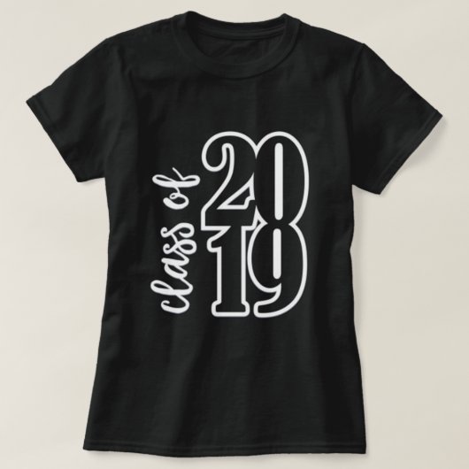 Classe De T-shirt 2019 (Design devant)