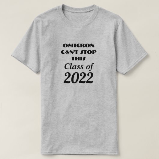 Classe de T-shirt 2022 (Design devant)