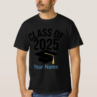 🎓 Classe de T-shirt 2025 - Nom personnalisé