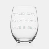 Classe de yoga Pour un verre Vin (Verso)