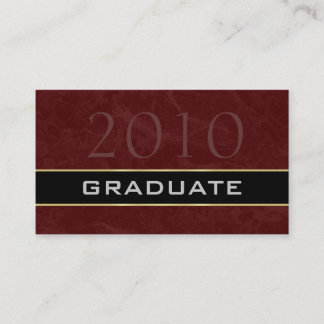 Classe des cartes nominatives 2010 d'obtention du