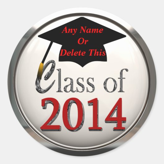 Classe Des Stickers Graduation 2014 (Devant)