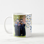 Classe d'or bleu de 2020 Photo Graduation Mug (Gauche)