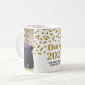 Classe d'or de 2021 Photo Graduation Mug (Devant gauche)
