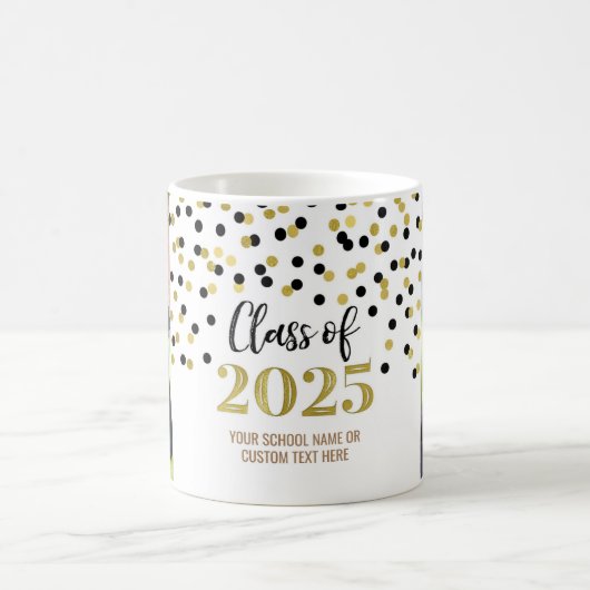 Classe d'or noir de 2025 Coffee Mug (Centre)