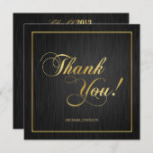 Classe élégante de "or" du Merci 2013 d'obtention (Devant / Derrière)