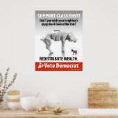 Classe Envy - Piggy Bank : Affiche de protestation (Cuisine)