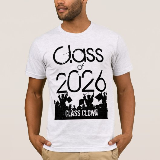 Classe et classe Clown Graduation T-shirt (Devant)