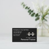 Classe Fitness Personal Trainer Cartes de visite (Debout devant)