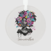 Classe Florale Afro Femme (dos)