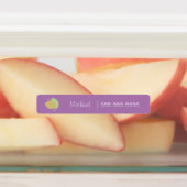 Classe Fruit Citron Déjeuner Nom Numéro Étiquette (Apposé)