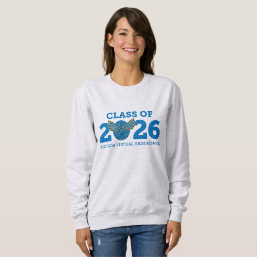 Classe FVHS de Sweatshirt 2026 (Ash) (Devant entier)