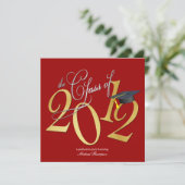 Classe géniale de 2012 invitations (rouge/or) (Debout devant)