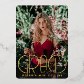 Classé Grad'en-tête Invitation de graduation (Recto)