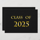 Classe Jaune et Noir de la carte 2025 (Devant / Derrière)