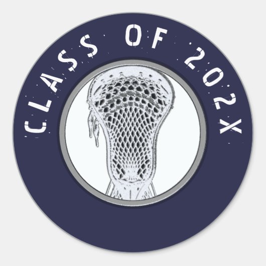 Classe Lacrosse Team de Sticker Classic Round 2025 (Devant)