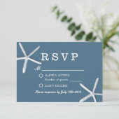 Classe Marine Blue Starfish Beach Wedding RSVP (Debout devant)