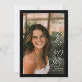 Classe moderne 2025 Faire-part de graduation photo (Devant)