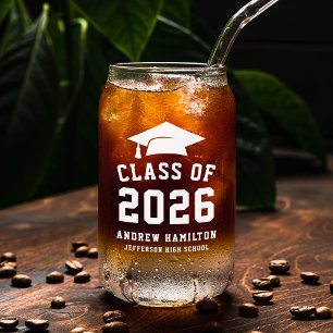 Classe moderne Bold White de 2025 Graduation