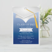 Classe moderne de 2014 Graduation Party Invitation (Debout devant)