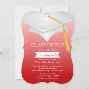 Classe moderne de 2014 Graduation Party Invitation