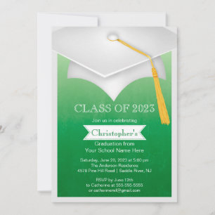 Classe moderne de 2014 Graduation Party Invitation