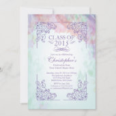 Classe moderne de 2015 Graduation Party Invitation (Devant)