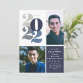 Classe Moderne De 2022 Graduation Party Invitation (Debout devant)