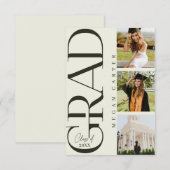 Classe moderne de 2025 Faire-part de diplôme (Devant / Derrière)