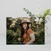 Classe moderne de 2025 Faire-part de graduation ph (Debout devant)