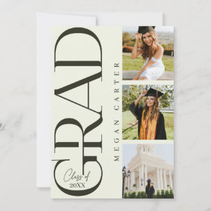 Classe moderne de 2025 Graduation Party Invitation