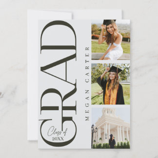 Classe moderne de 2025 Graduation Party Invitation