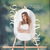 Classe moderne de 2025 Photo Graduation Welcome (Neutre)