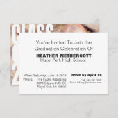 Classe moderne de carte d'obtention du diplôme de (Devant / Derrière)