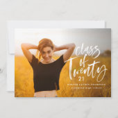 classe moderne de la typographie faire-part diplôm (Devant)