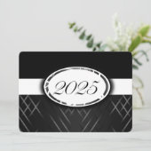 Classe noire et blanche des invitations 2025 (Debout devant)
