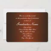 Classe orange et blanche des invitations 2025 (Dos)