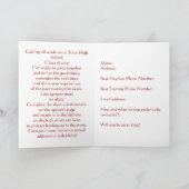 Classe PERSONNALISABLE de la carte d'invitation de (Intérieur)