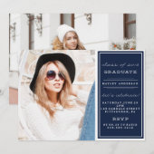CLASSE PHOTO DE DIPLÔME 2016 Invitation (Devant / Derrière)