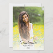 Classe photo moderne de 2025 Faire-part de graduat (Devant)