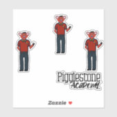 Classe Pigglestone Academy Pig 5 Sticker (Feuille)