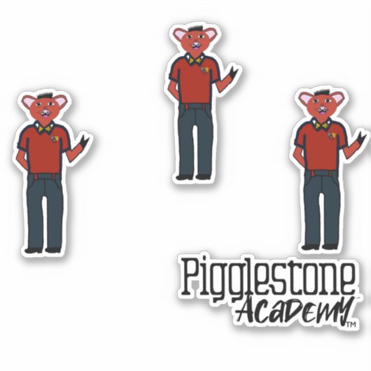 Classe Pigglestone Academy Pig 5 Sticker (Devant)