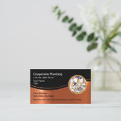 Classé Plumber thème Cartes de visite modifiables (Debout devant)
