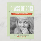 CLASSE RETRO DE 2013| INVITATION AU DIPLÔME (Devant / Derrière)